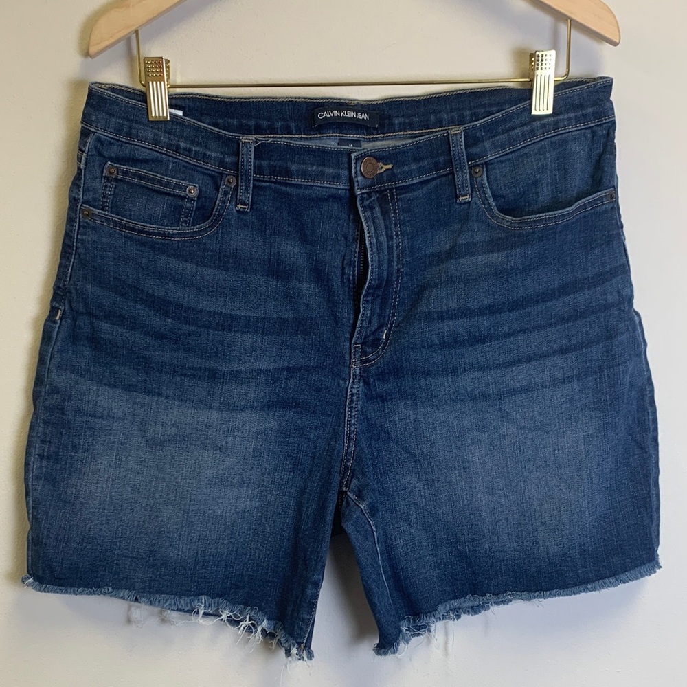 Calvin Klein‎ Dark Blue Denim Jean Shorts